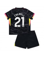 Chelsea Ben Chilwell #21 Alternativní dres pro děti 2024-25 Krátký Rukáv (+ trenýrky)